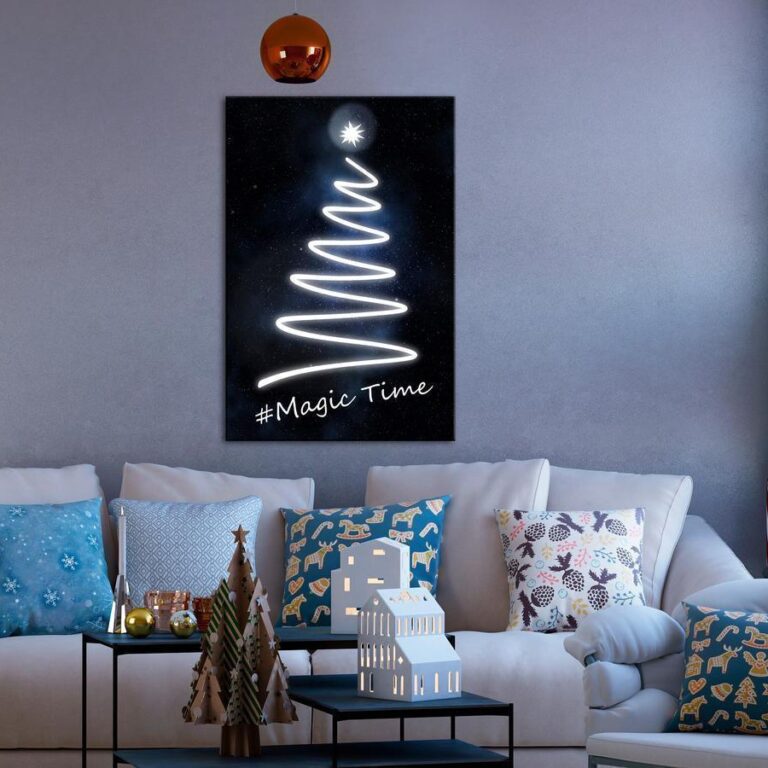 Schilderij - Magic Time (1 Part) Vertical