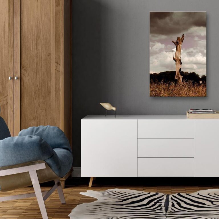 Schilderij - Memory of Heaven (1 Part) Vertical