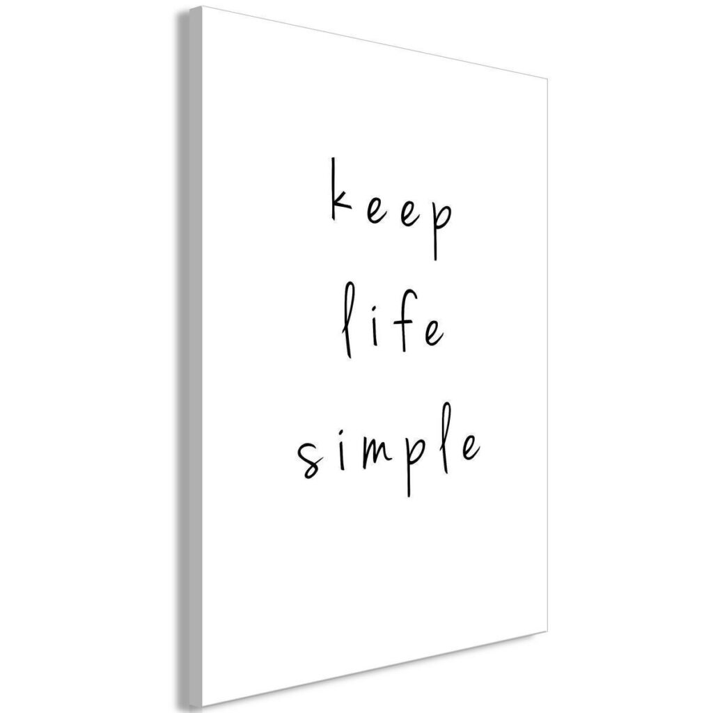 Schilderij - Message (1-part) - English Text in Motivational Tone - Afbeelding 2