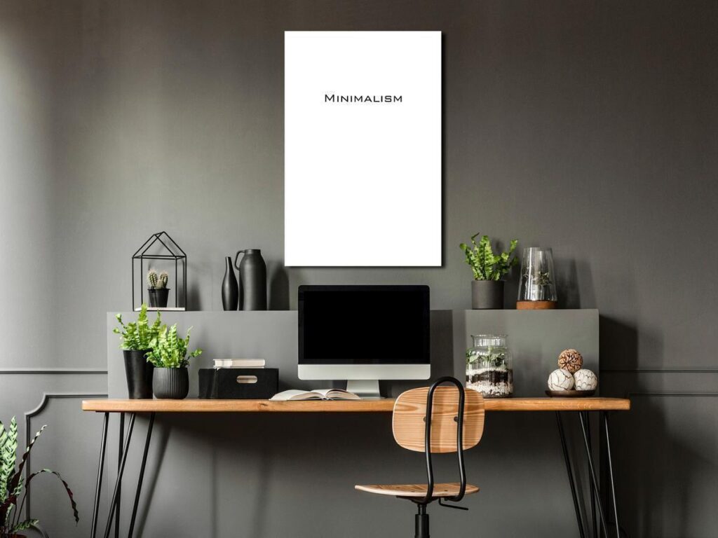 Schilderij - Minimalism (1 Part) Vertical