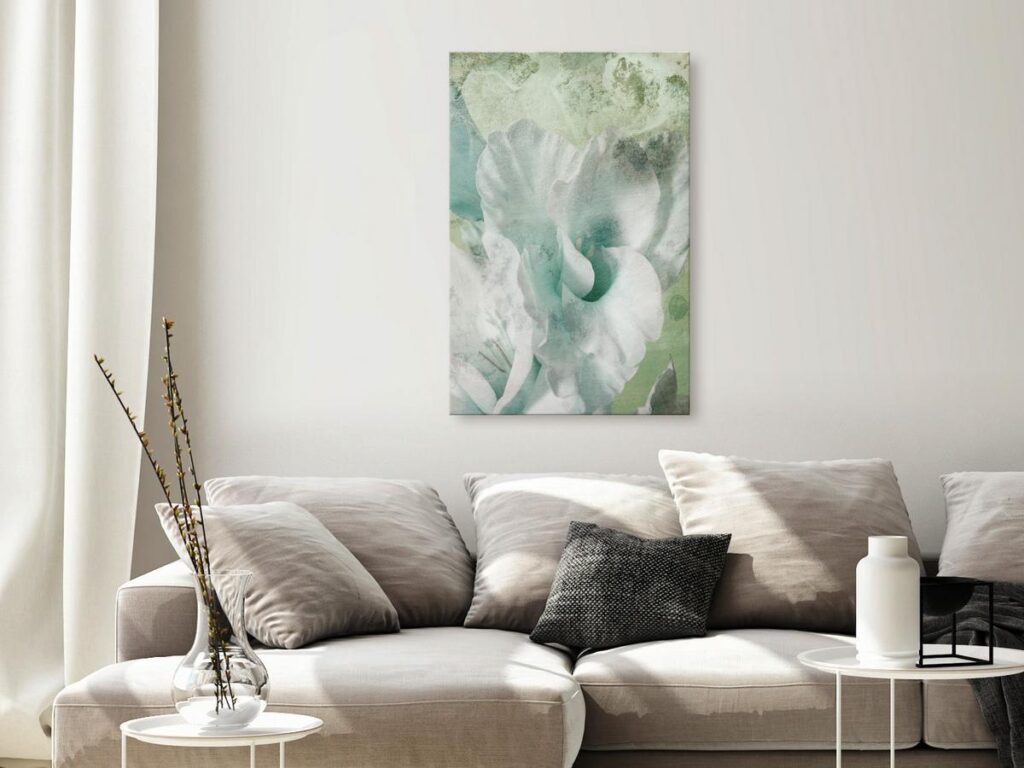 Schilderij - Mint Fog (1 Part) Vertical
