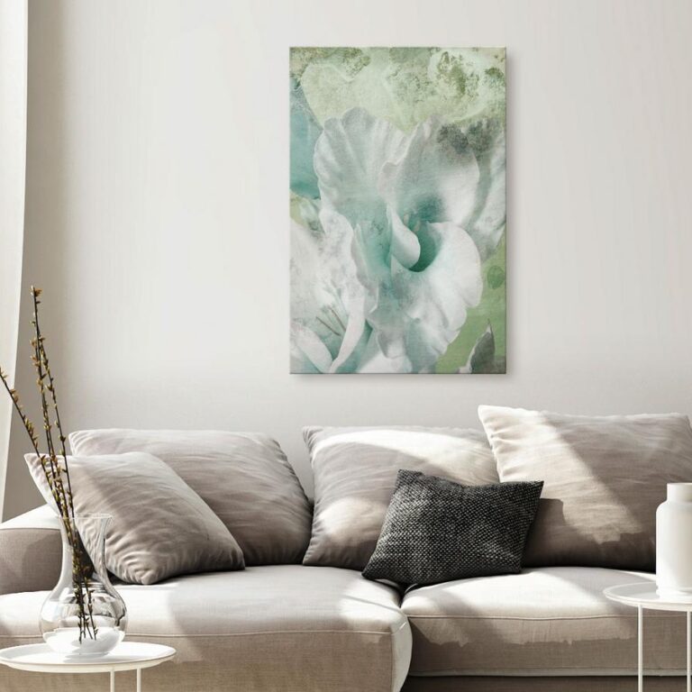 Schilderij - Mint Fog (1 Part) Vertical