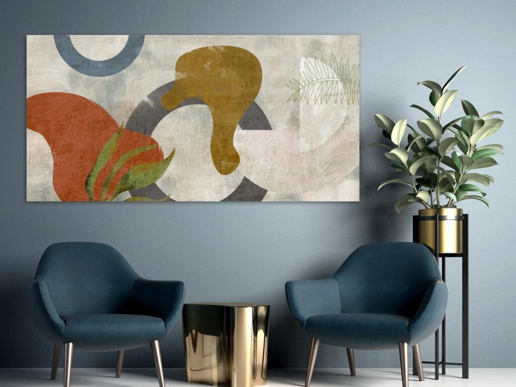 Schilderij - Mirage of Shapes (1 Part)