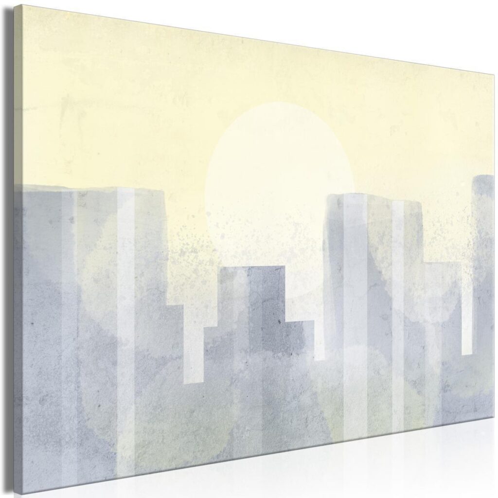 Schilderij - Modern City (1 Part) Wide - Third Variant