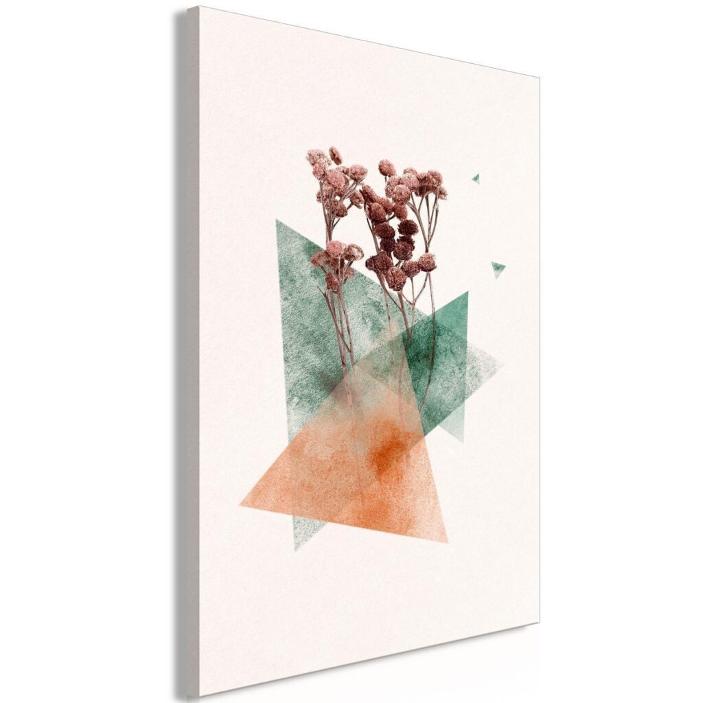 Schilderij - Modernist Flower (1 Part) Vertical - Afbeelding 2