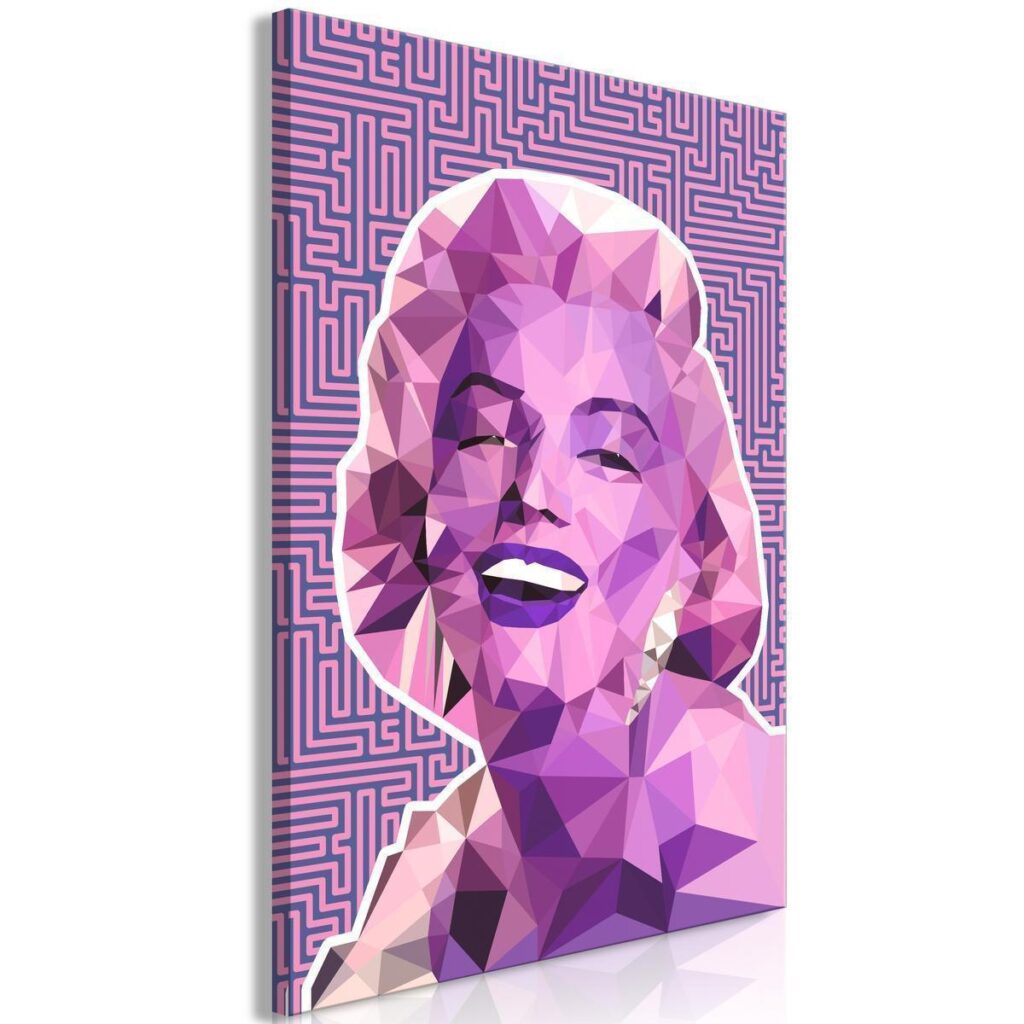Schilderij - Monroe (1 Part) Vertical - Afbeelding 2