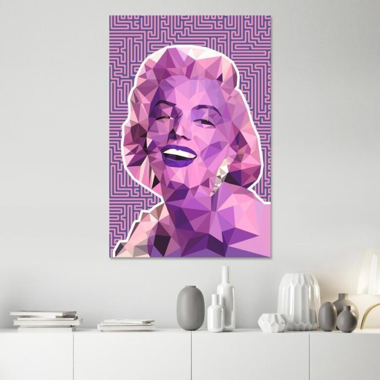 Schilderij - Monroe (1 Part) Vertical