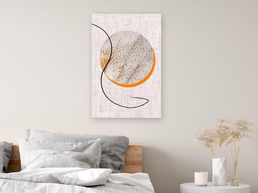 Schilderij - Moon Etude (1 Part) Vertical