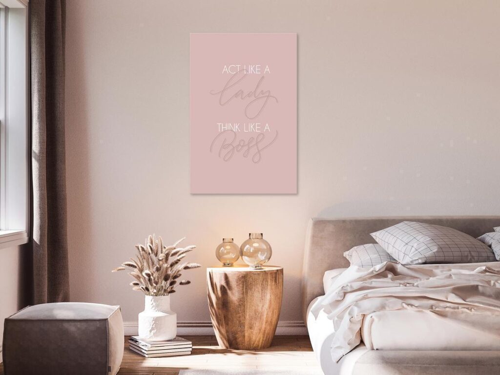Schilderij - Morning Message (1 Part) Vertical