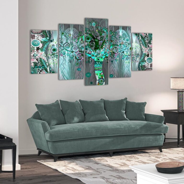 Schilderij - Mosaic Tree