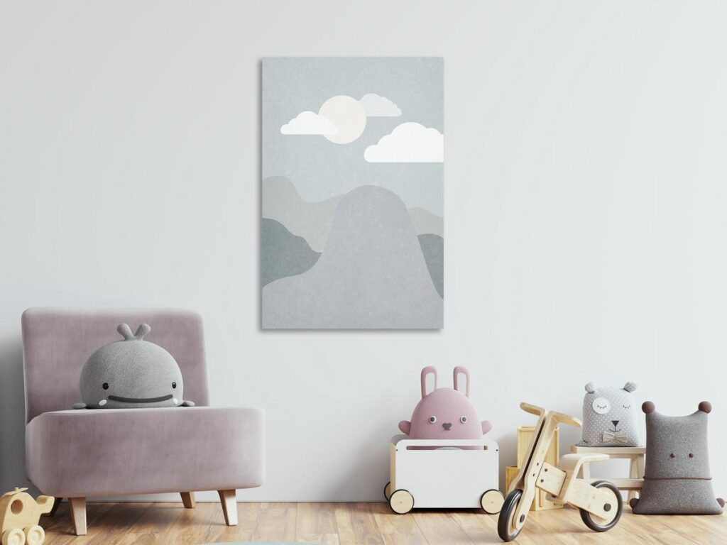 Schilderij - Mountain Adventure (1 Part) Vertical