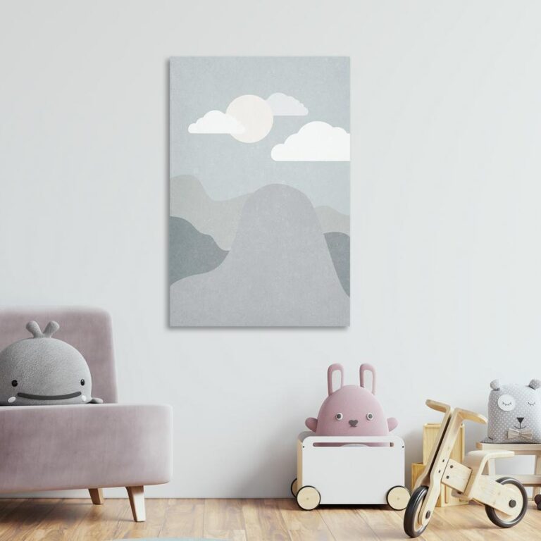 Schilderij - Mountain Adventure (1 Part) Vertical