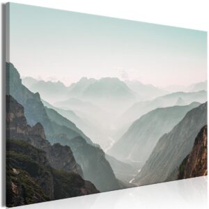 Schilderij - Mountain Horizon (1 Part) Wide