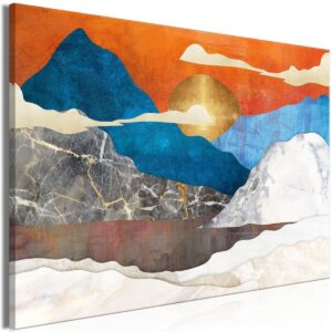 Schilderij - Mountain Idyll (1 Part) Wide