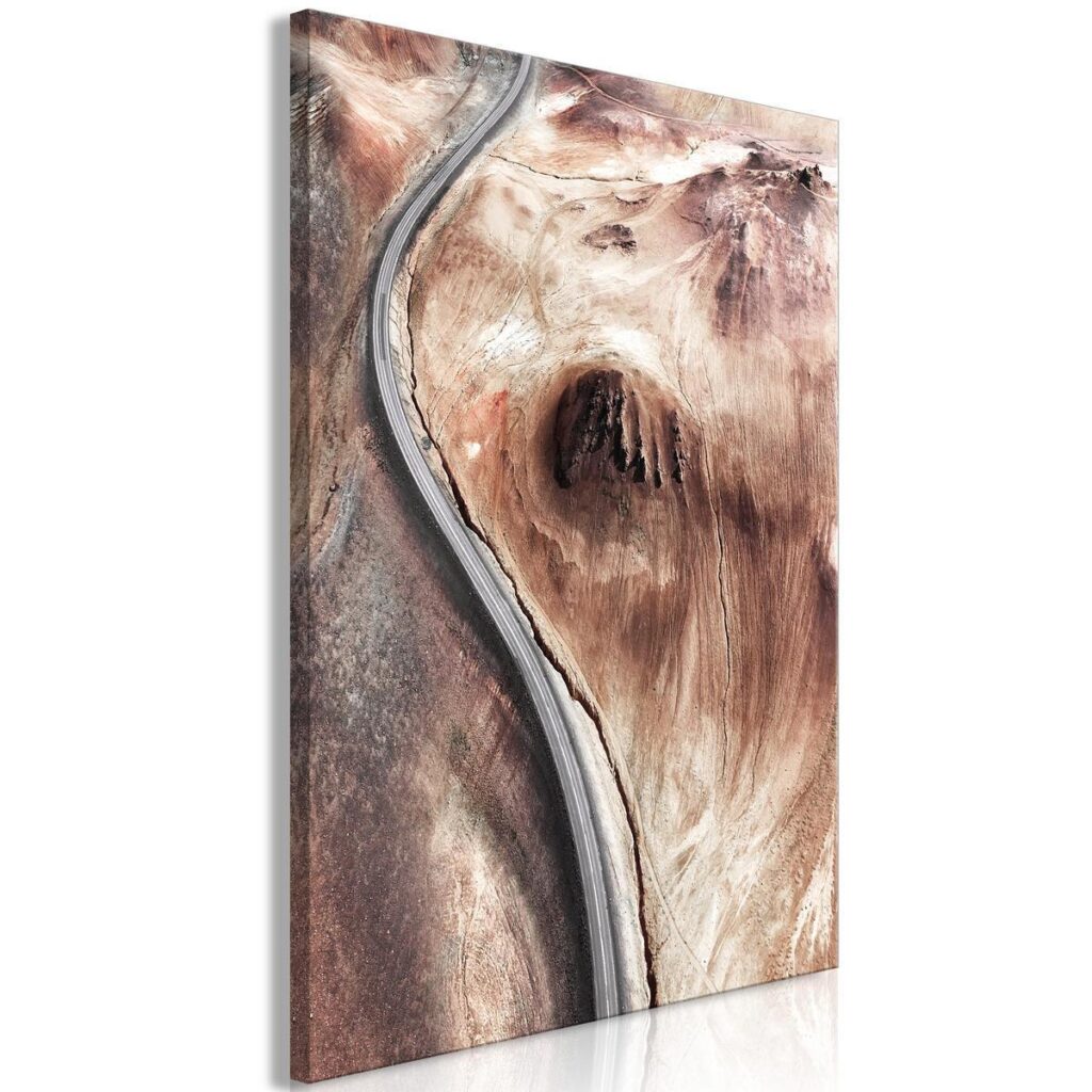 Schilderij - Mountain Serpentine (1 Part) Vertical - Afbeelding 2