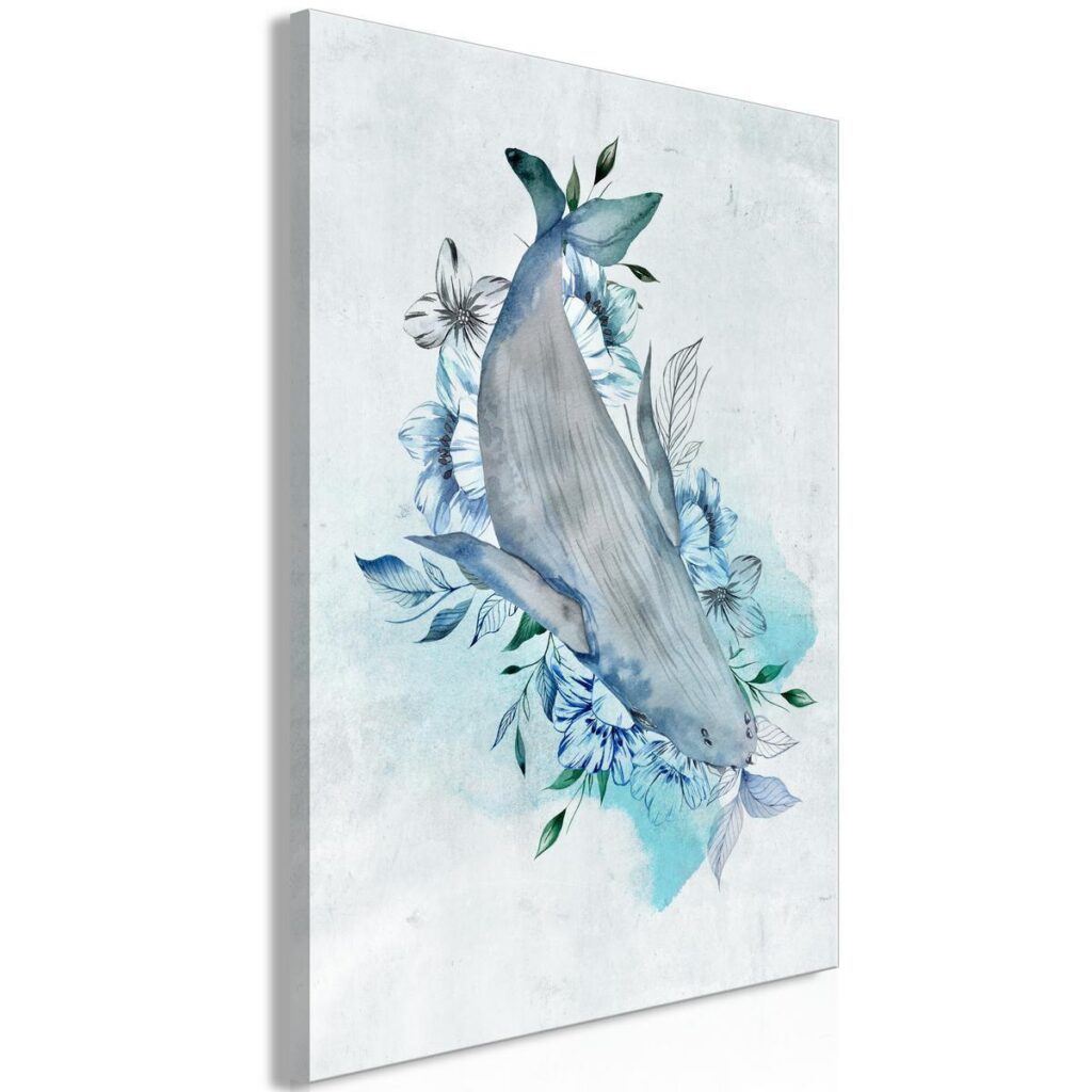 Schilderij - Mrs Whale (1 Part) Vertical - Afbeelding 2