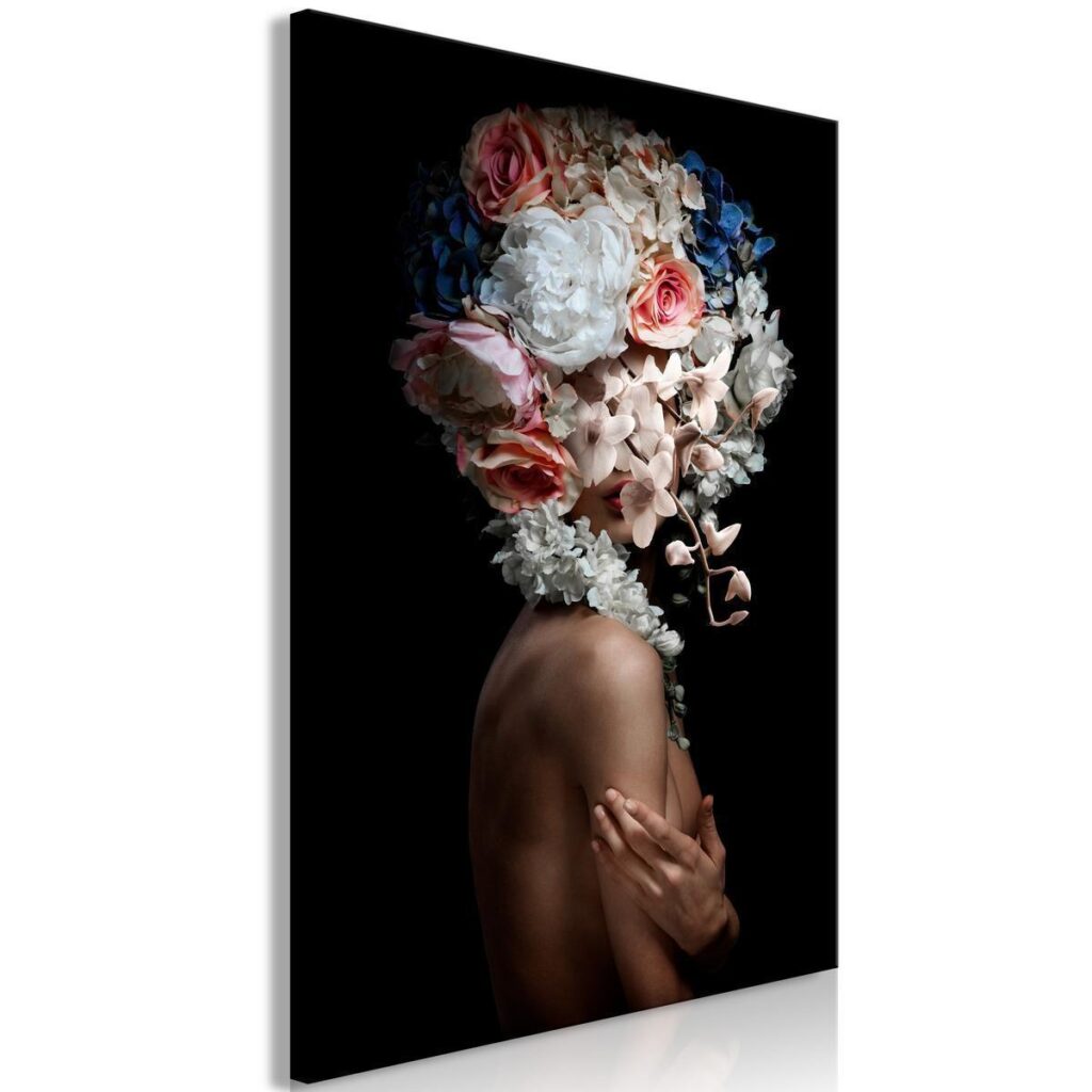Schilderij - Mysterious Gesture (1 Part) Vertical - Afbeelding 2