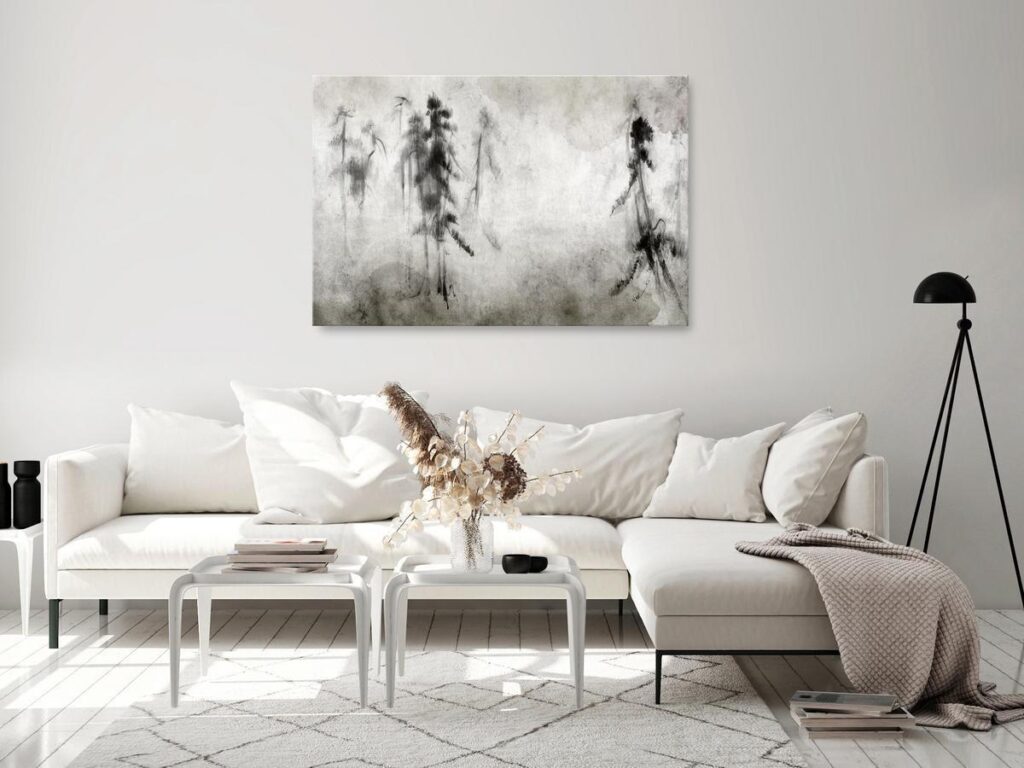 Schilderij - Mysterious Tact of Nature (1 Part) Wide