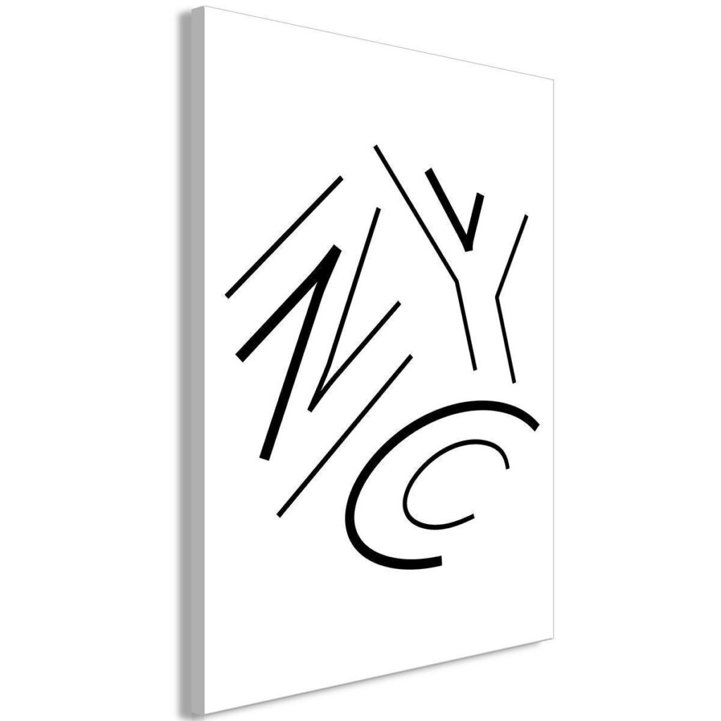 Schilderij - NYC (1 Part) Vertical - Afbeelding 2
