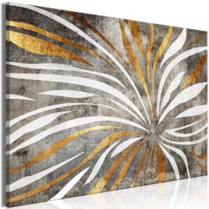 Schilderij - Night Flower (1 Part) Wide