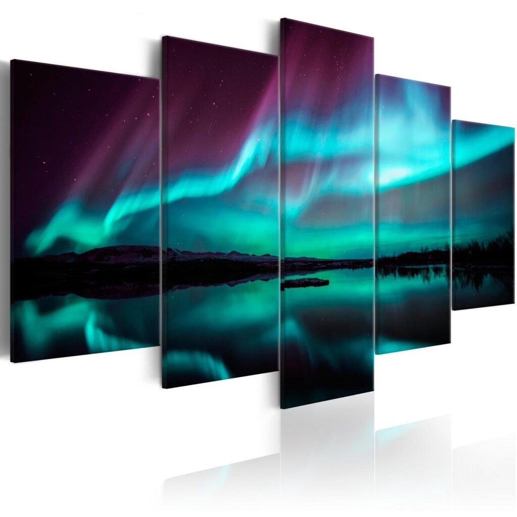 Schilderij - Night Light II