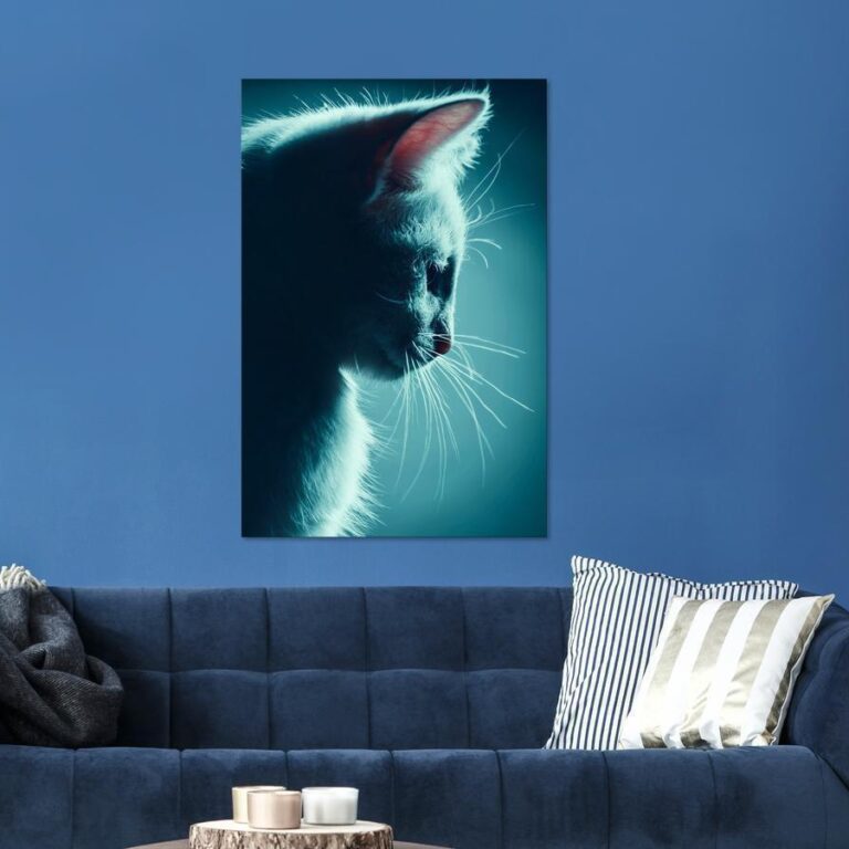 Schilderij - Night Tramp (1 Part) Vertical