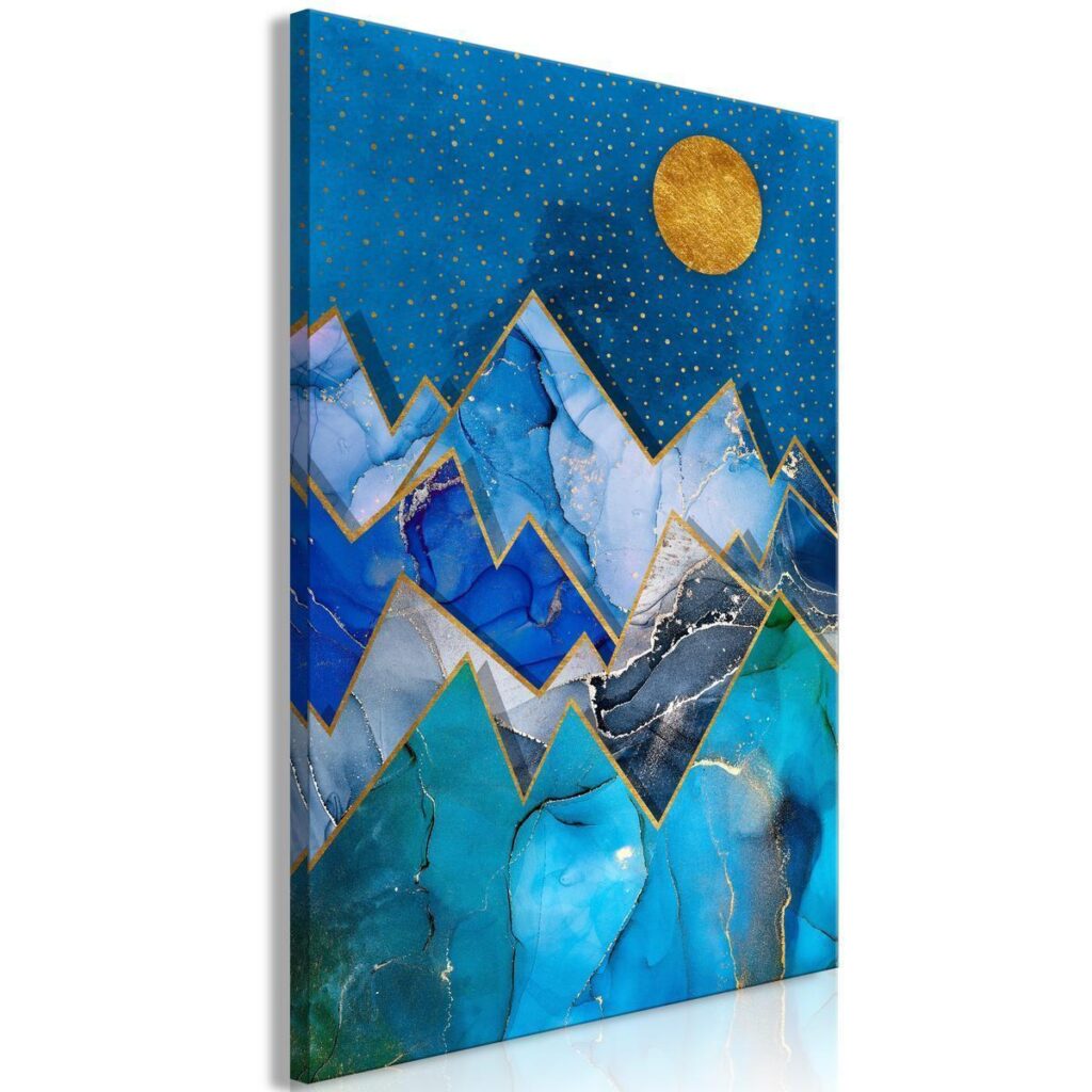 Schilderij - Night Walk (1 Part) Vertical - Afbeelding 2
