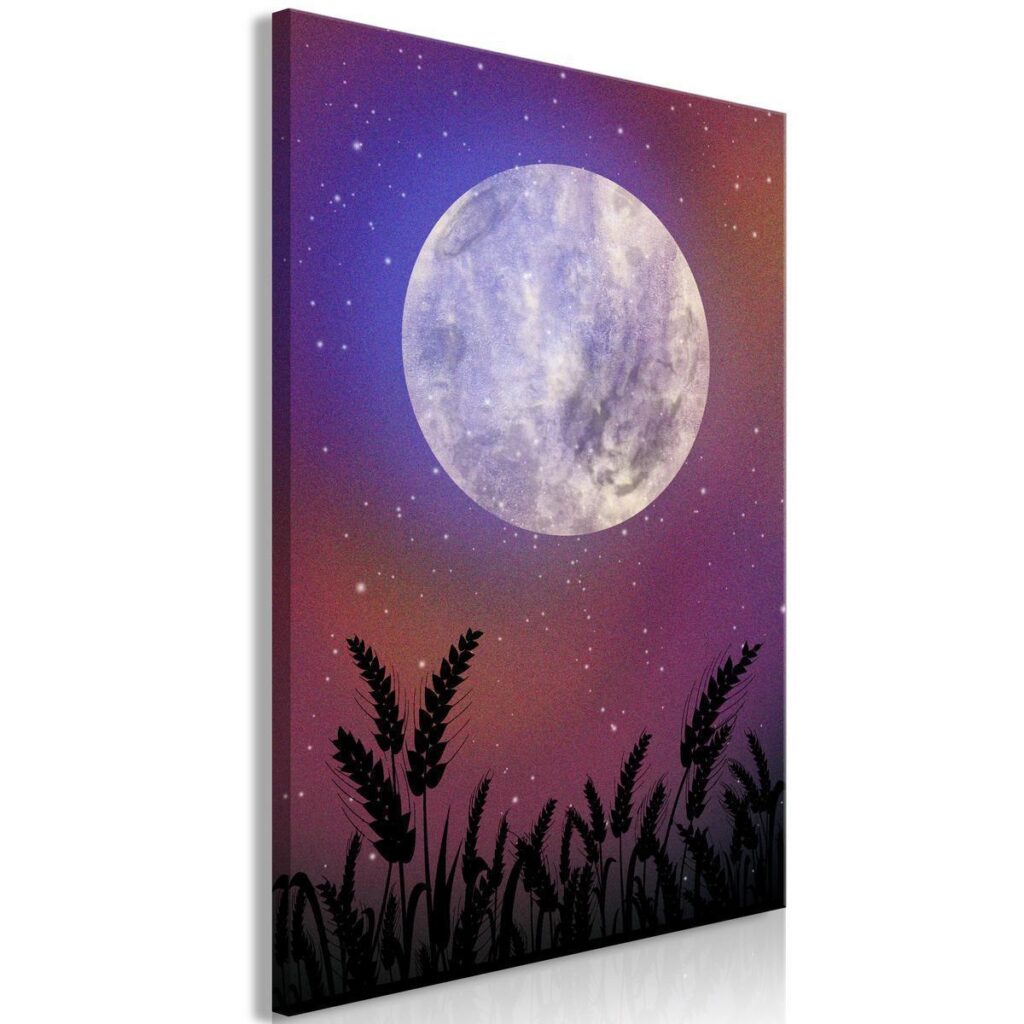 Schilderij - Night in the Country (1 Part) Vertical - Afbeelding 2