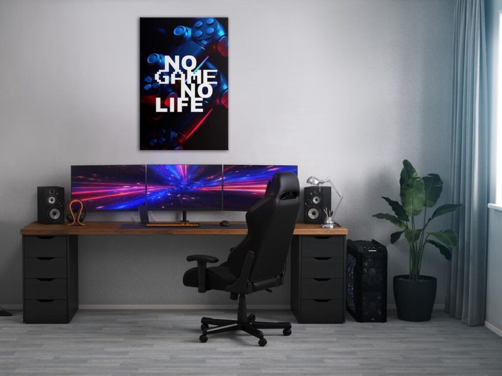 Schilderij - No Game No Life (1 Part) Vertical - Afbeelding 2