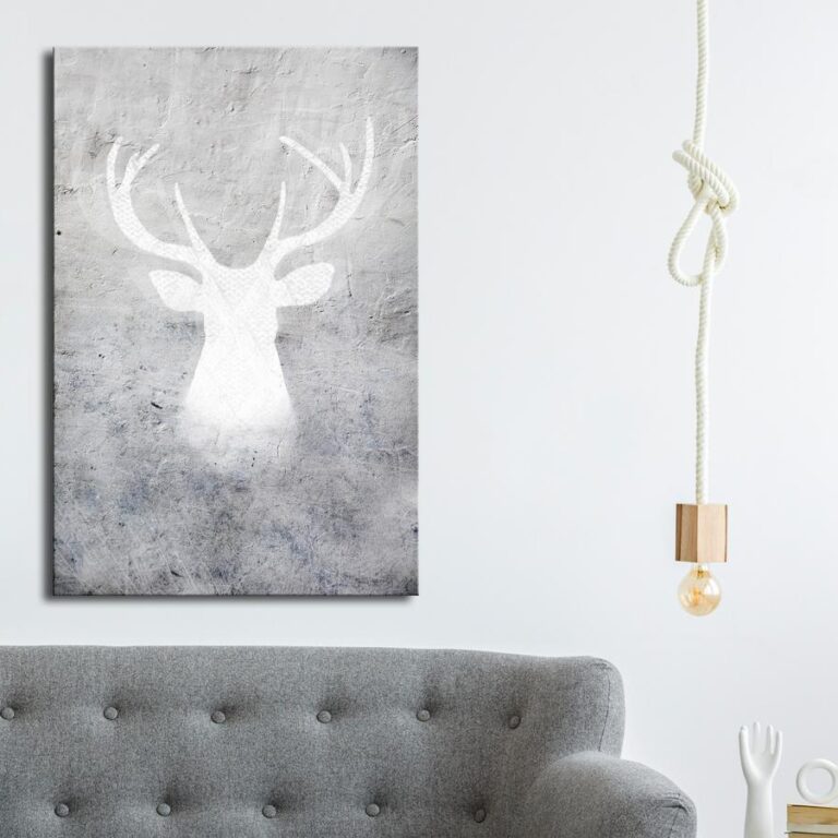 Schilderij - Noble Elk (1 Part) Vertical