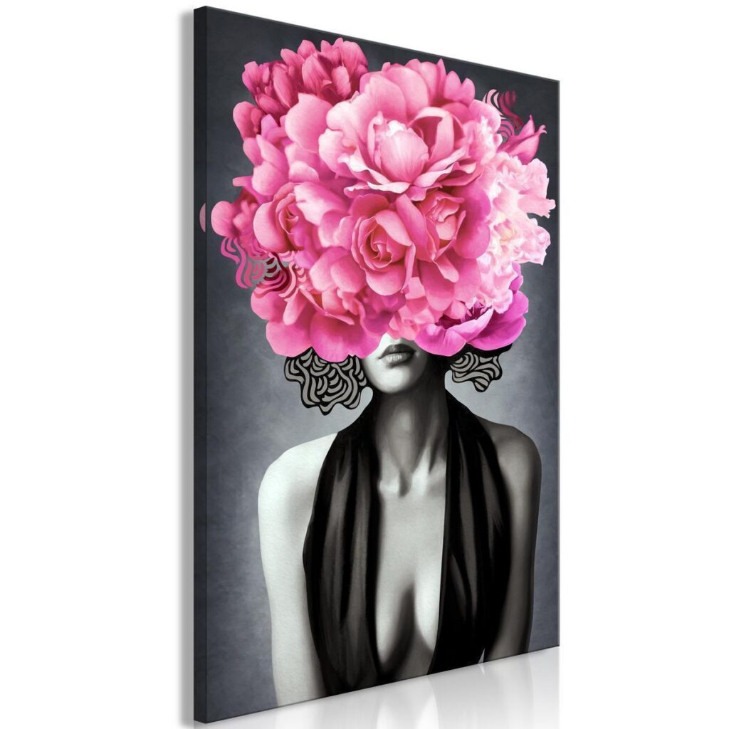 Schilderij - Noir Woman (1 Part) Vertical - Afbeelding 2