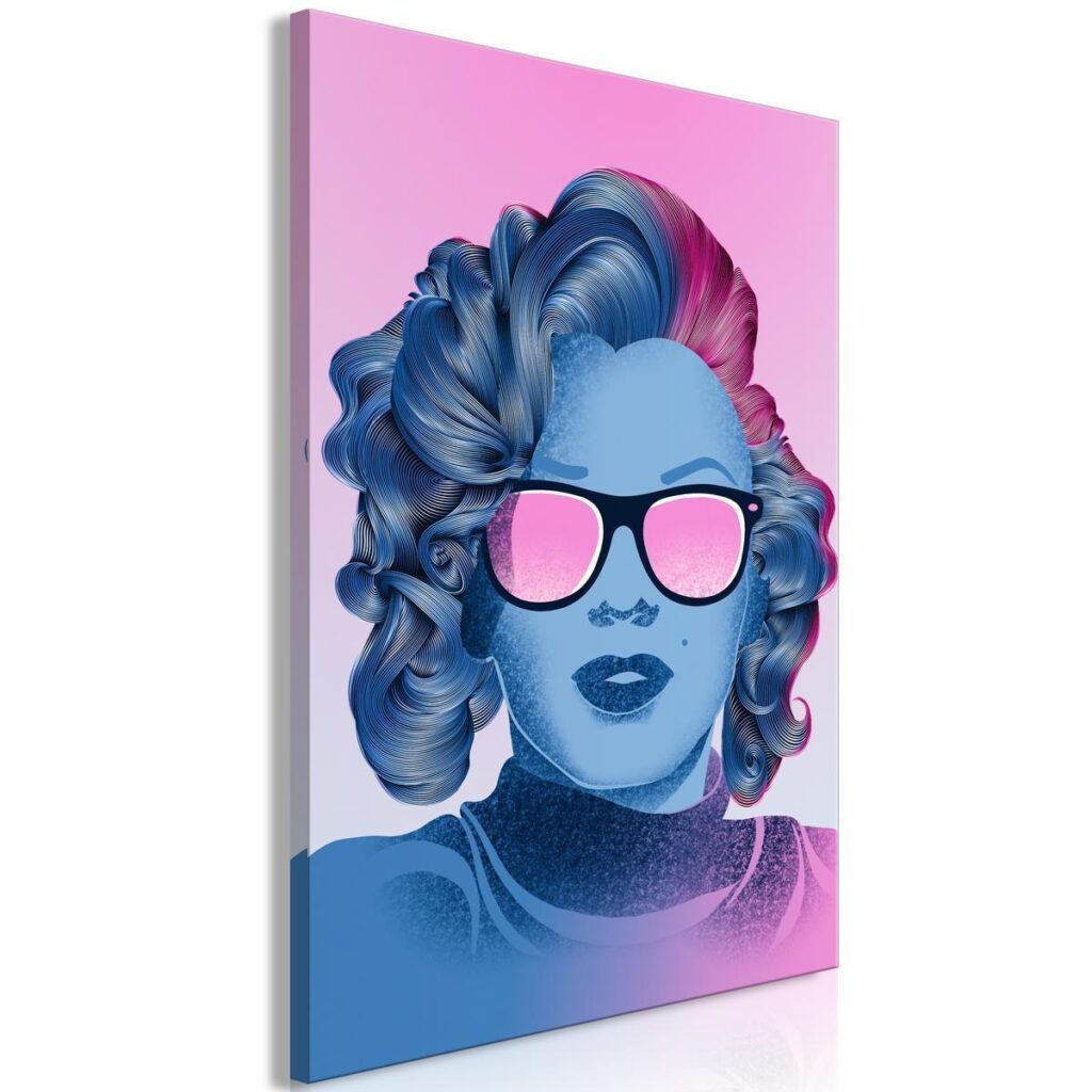 Schilderij - Norma Jeane (1 Part) Vertical - Afbeelding 2