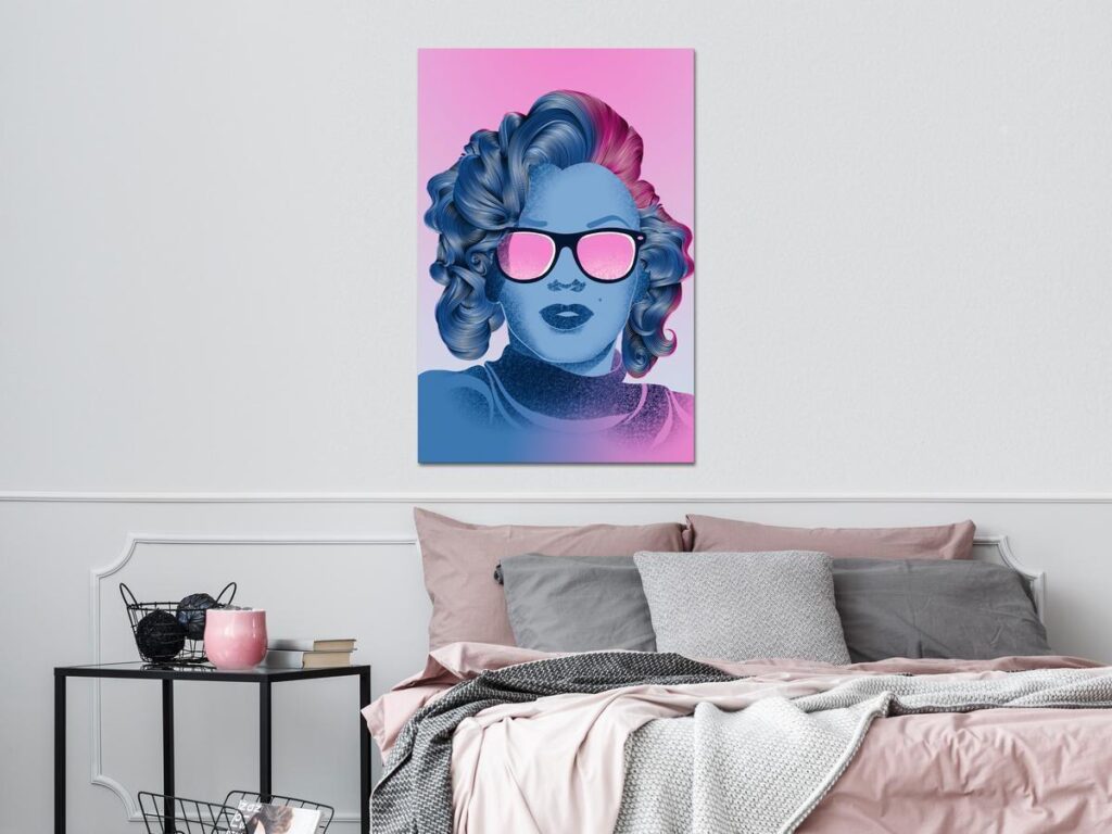 Schilderij - Norma Jeane (1 Part) Vertical