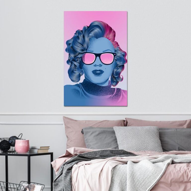Schilderij - Norma Jeane (1 Part) Vertical
