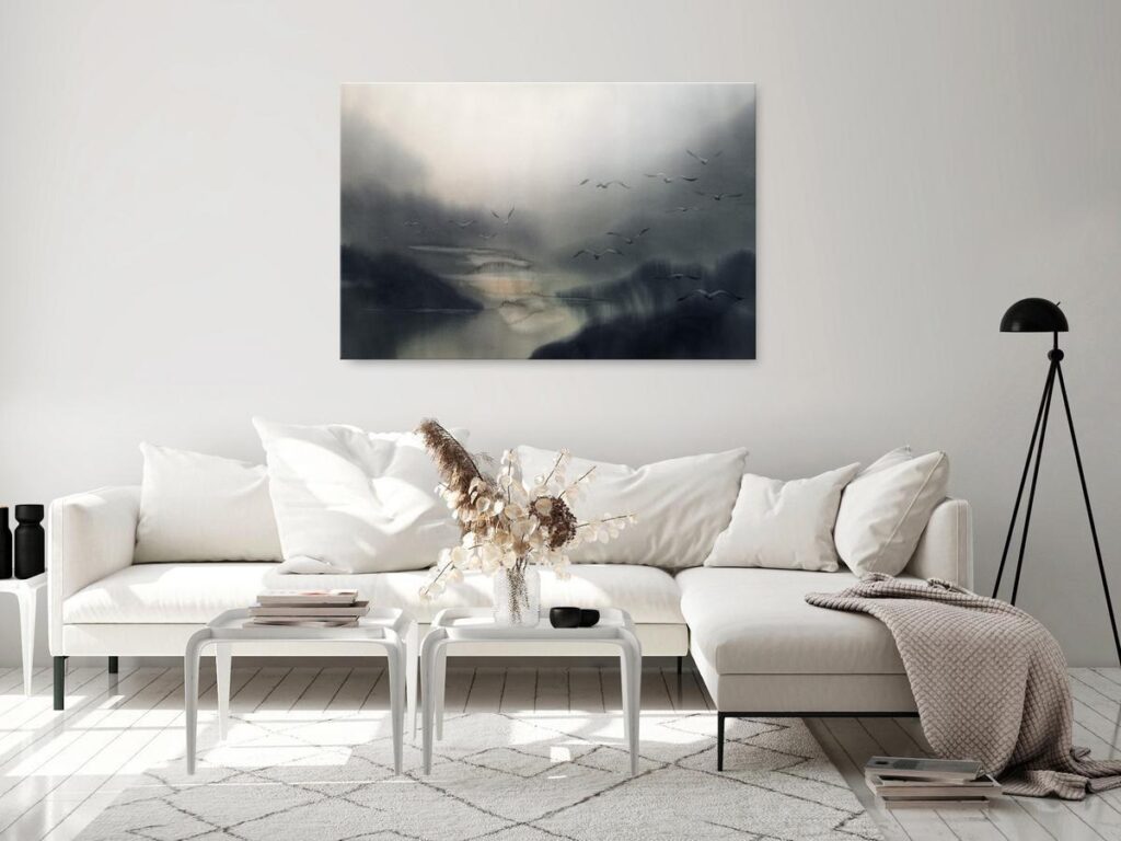 Schilderij - Nostalgic Space (1 Part) Wide