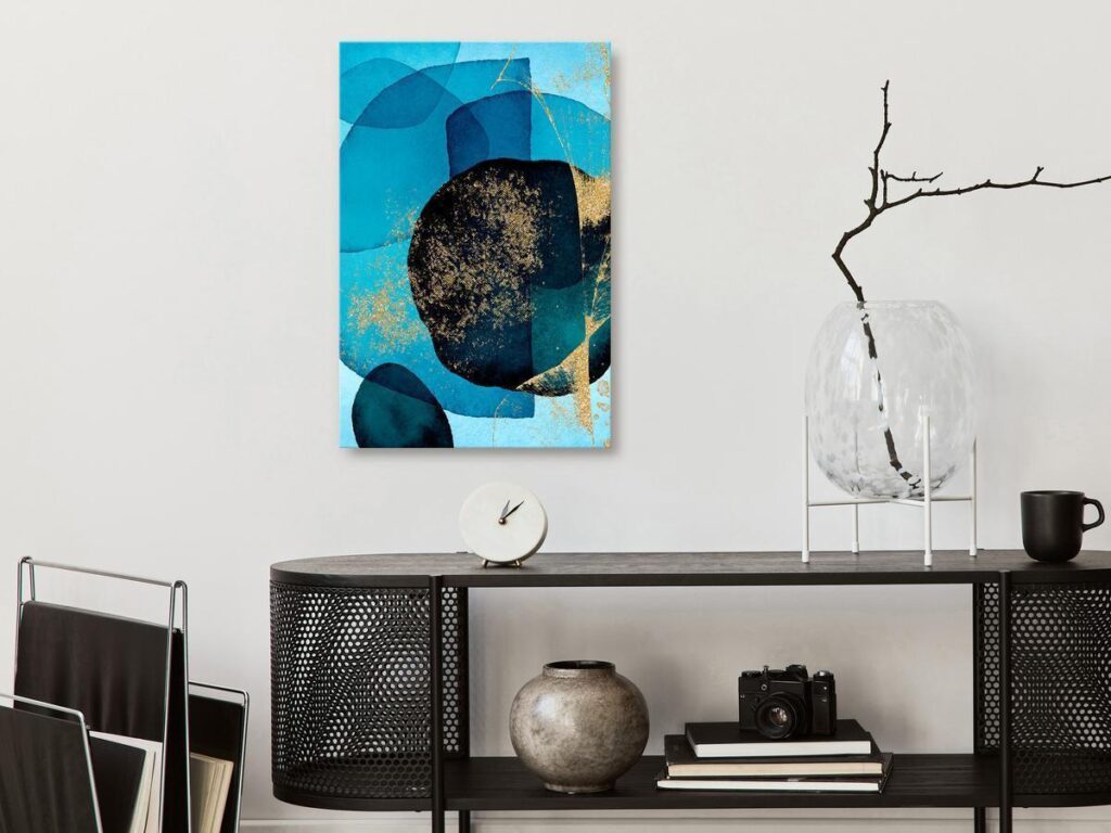 Schilderij - Ocean Kaleidoscope (1 Part) Vertical