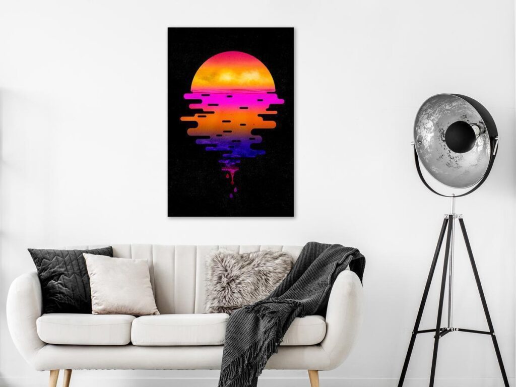 Schilderij - Ocean Reflections (1 Part) Vertical