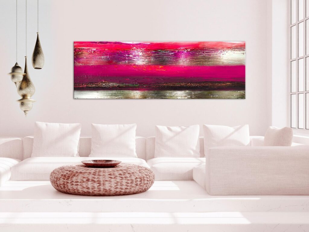 Schilderij - Ocean of Life - Third Variant (1 Part) Narrow