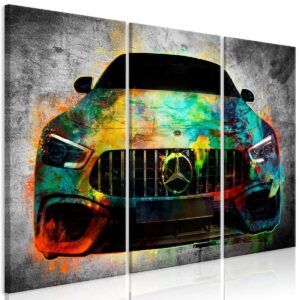 Schilderij - On Start (3 Parts)