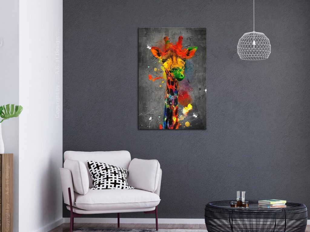 Schilderij - On the Height (1 Part) Vertical
