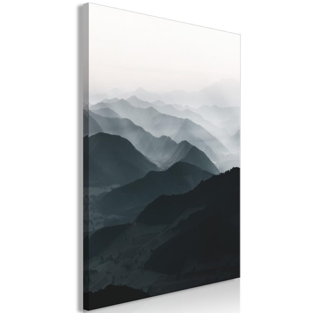 Schilderij - Parallel Ridges (1 Part) Vertical - Afbeelding 2