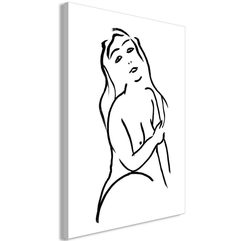 Schilderij - Passionate Touch (1 Part) Vertical - Afbeelding 2