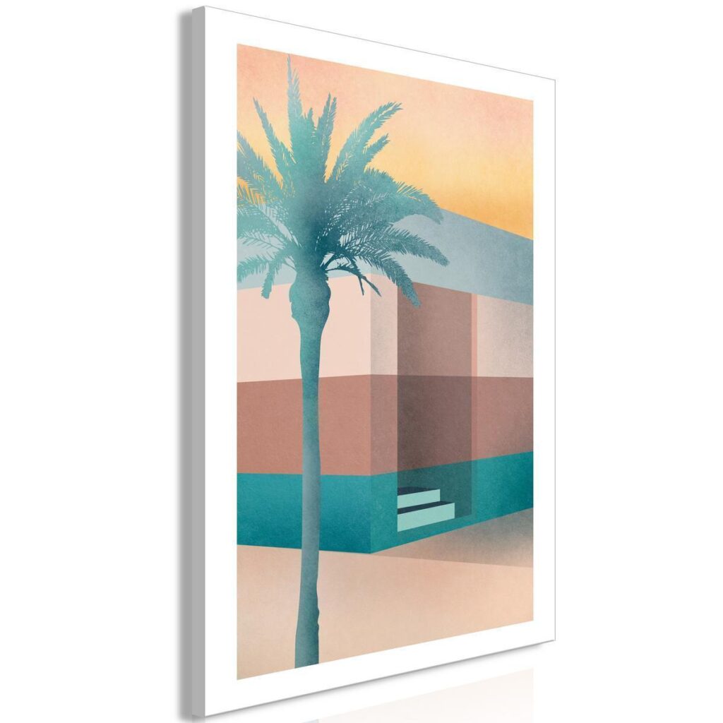 Schilderij - Pastel Alley (1 Part) Vertical - Afbeelding 2