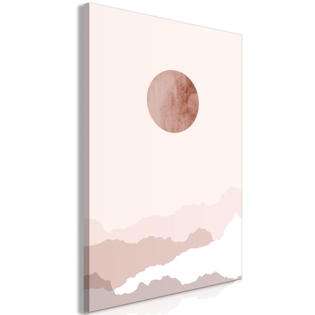 Schilderij - Pastel Planet (1 Part) Vertical - Afbeelding 2