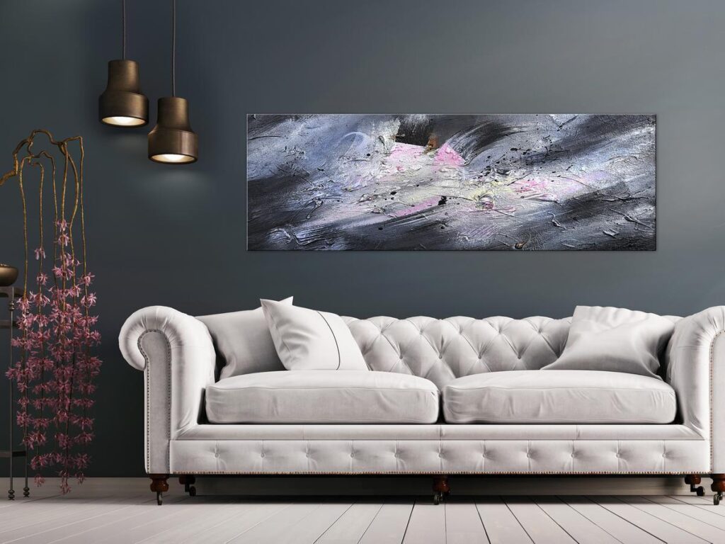 Schilderij - Pearls (1 Part) Narrow