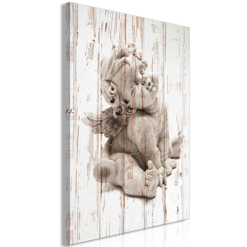 Schilderij - Pensive Cupid (1 Part) Vertical - Afbeelding 2