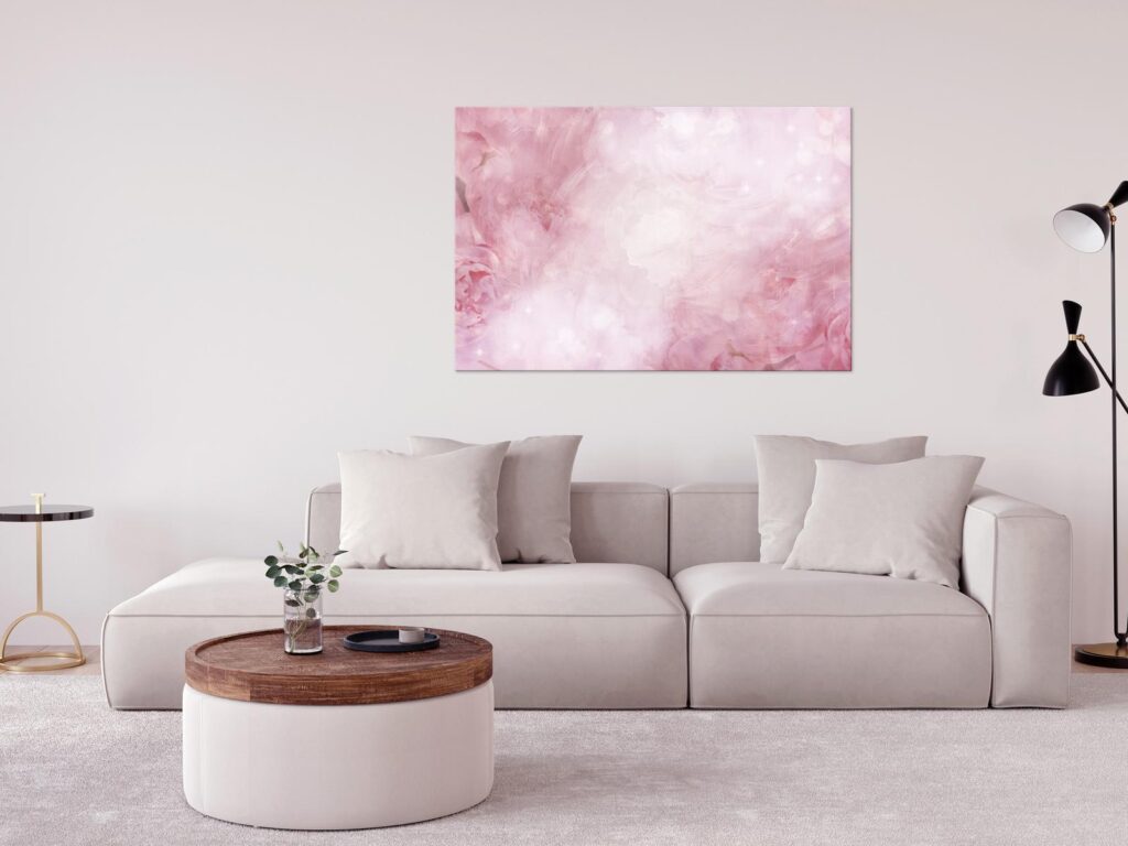 Schilderij - Pink Power (1 Part) Wide - Afbeelding 2