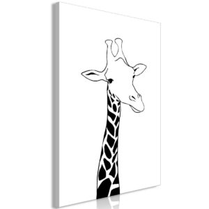 Schilderij - Plaid Neck (1 Part) Vertical