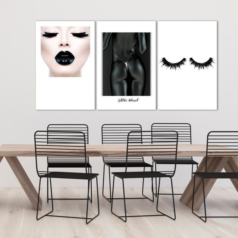 Schilderij - Power of Femininity (3 Parts)