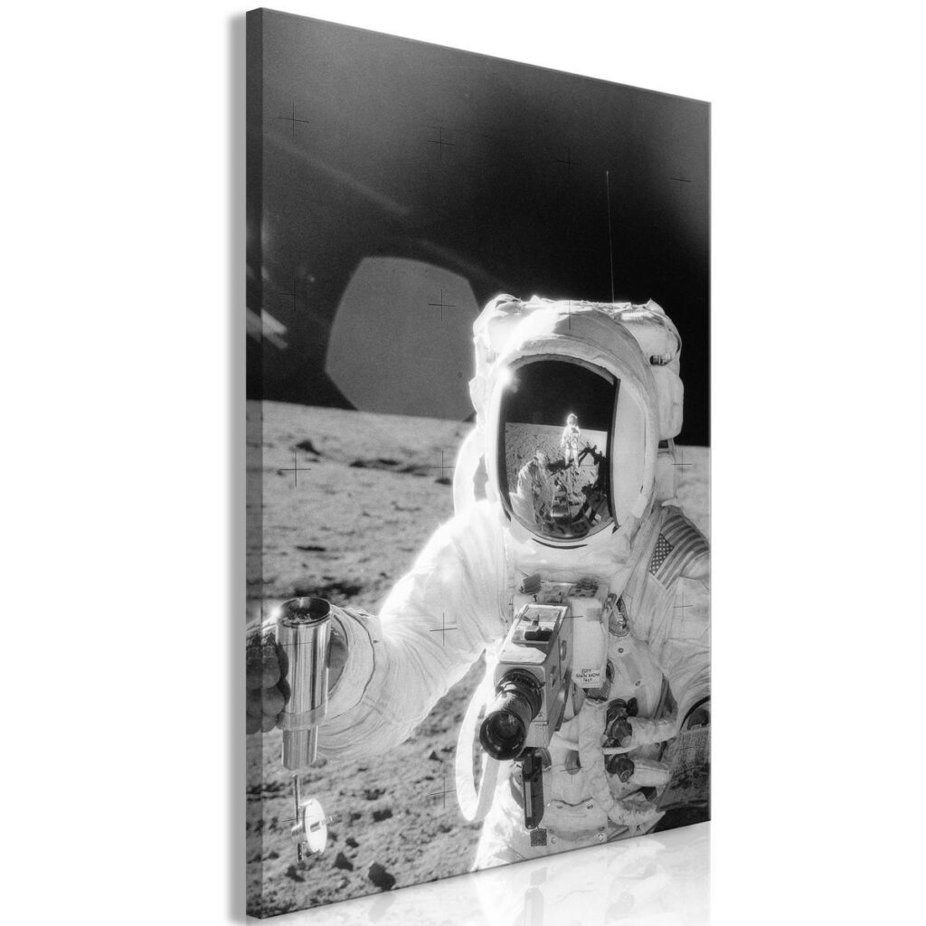 Schilderij - Profession of Astronaut (1 Part) Vertical - Afbeelding 2